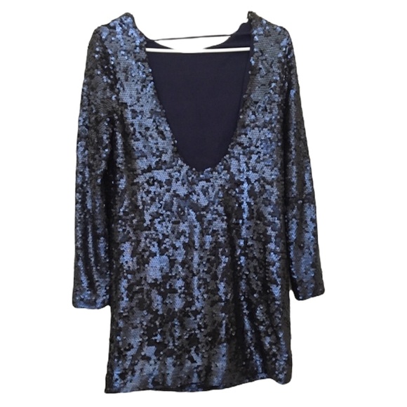 Minkpink Blue Sequins Party Dress - Picture 4 of 4